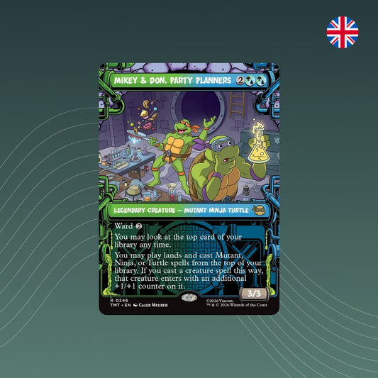 MTG - Mikey &amp; Don, Party Planners - #0246 - Teenage Mutant Ninja Turtles - Showcase - Englisch