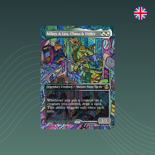 MTG - Mikey & Leo, Chaos & Order V.1 - #0200 - Teenage Mutant Ninja Turtles: Extras - Showcase - Englisch
