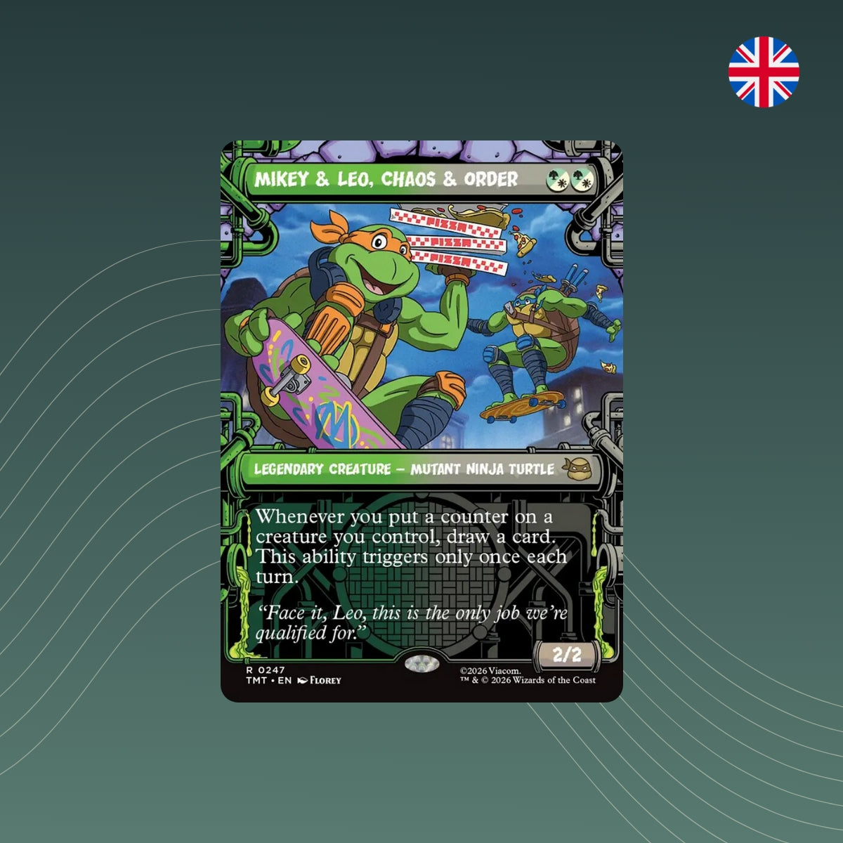 MTG - Mikey & Leo, Chaos & Order V.2 - #0247 - Teenage Mutant Ninja Turtles: Extras - Showcase - Englisch