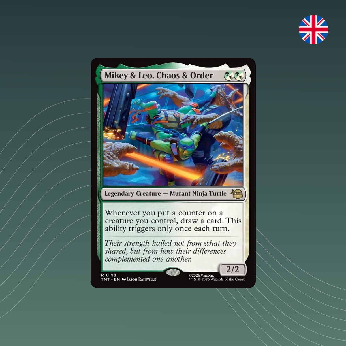 MTG - Mikey & Leo, Chaos & Order - #0158 - Teenage Mutant Ninja Turtles - Englisch