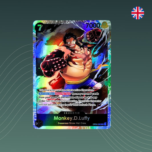 Monkey.D.Luffy (OP04-090) V.1 - SR - Super Rare - Kingdoms of Intrigue - One Piece TCG - Englisch