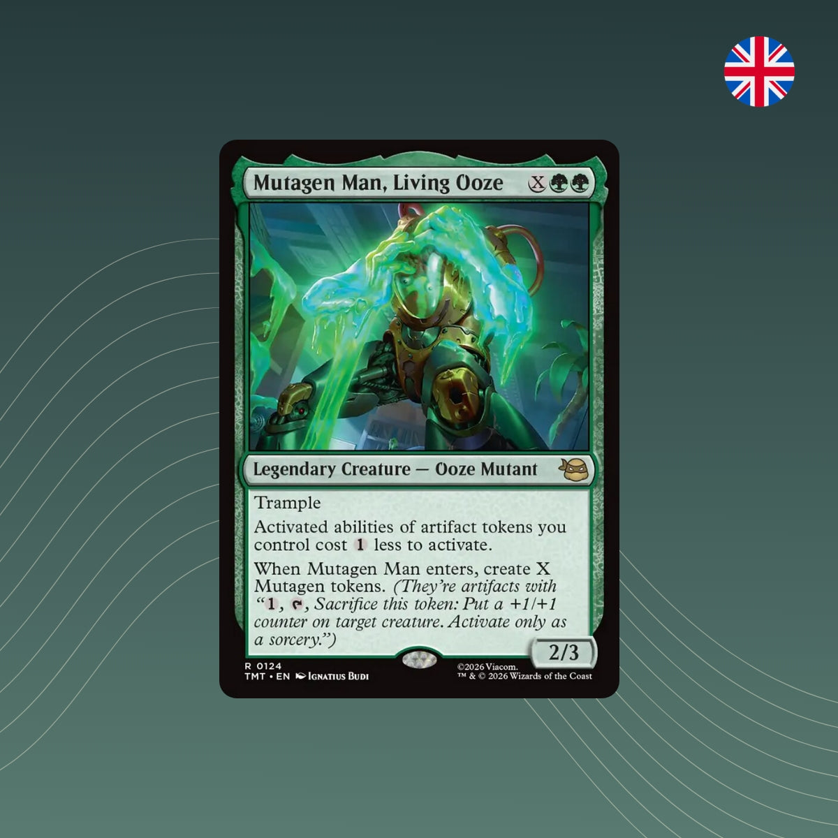 MTG - Mutagen Man, Living Ooze - #0124 - Teenage Mutant Ninja Turtles - Englisch