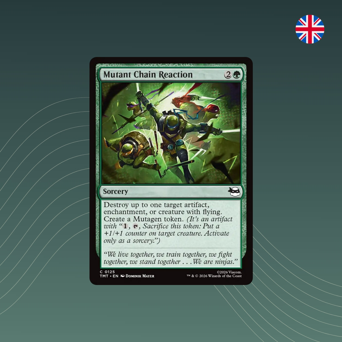 MTG - Mutant Chain Reaction - #0125 - Teenage Mutant Ninja Turtles - Englisch