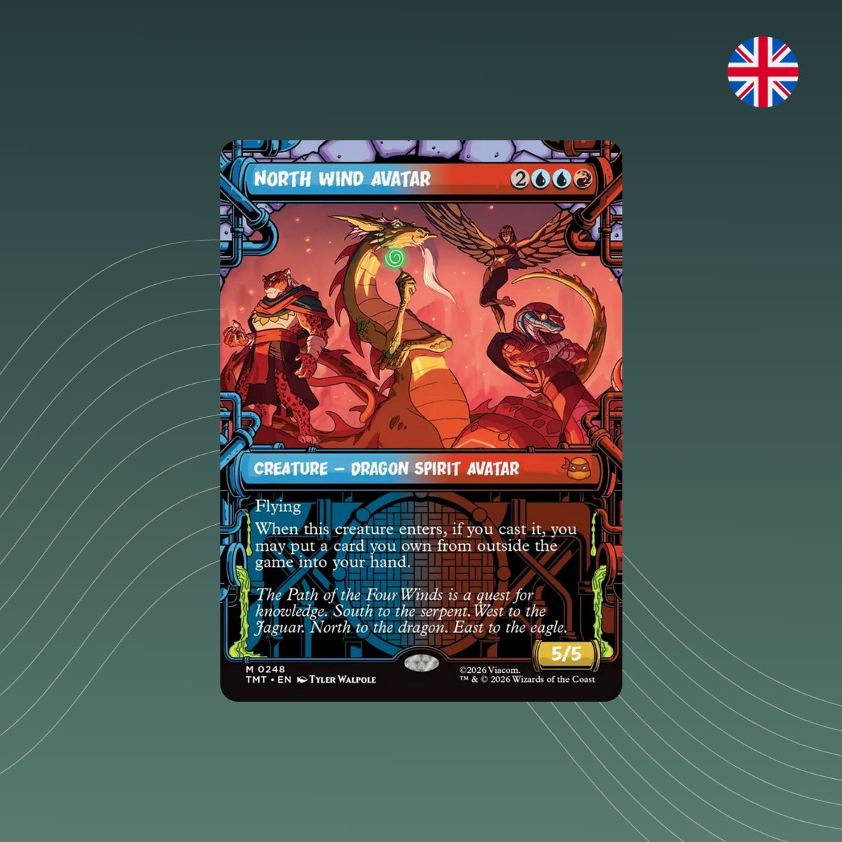 MTG - North Wind Avatar - #0248 - Teenage Mutant Ninja Turtles: Extras - Showcase - Englisch