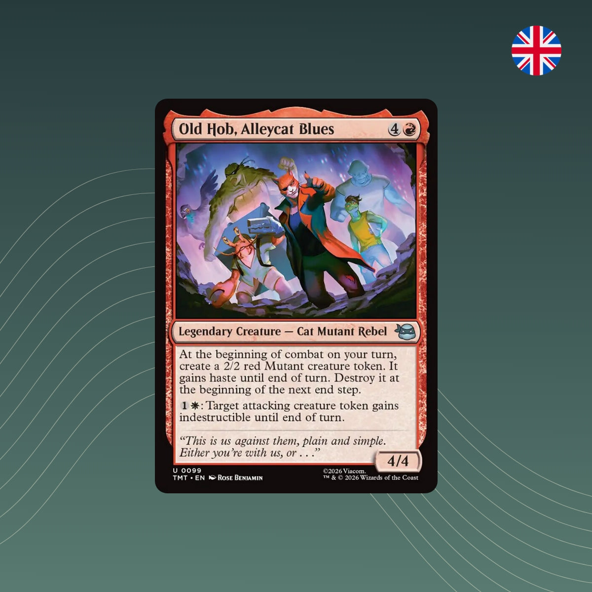 MTG - Old Hob, Alleycat Blues - #0099 - Teenage Mutant Ninja Turtles - Englisch