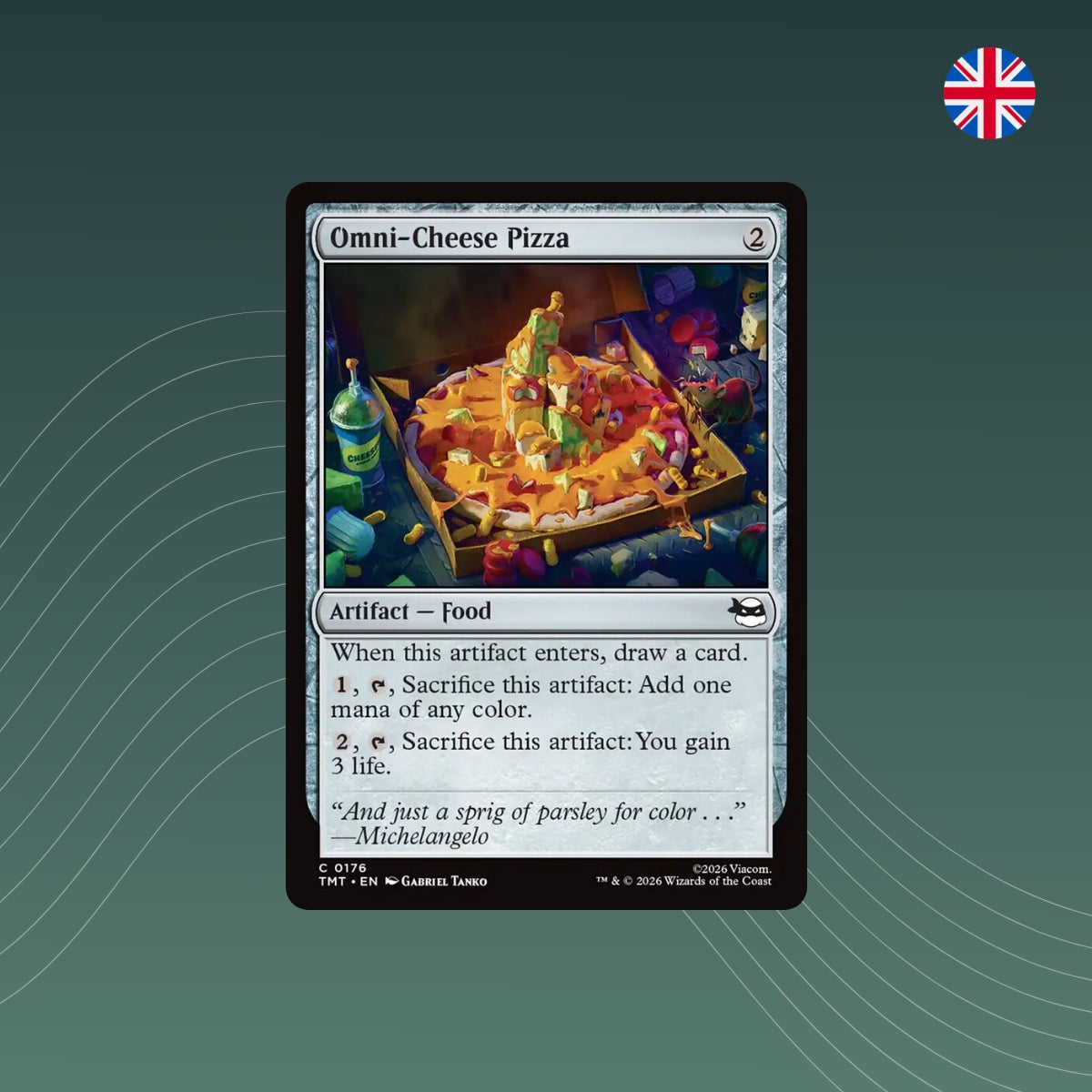 MTG - Omni-Cheese Pizza - #0176 - Teenage Mutant Ninja Turtles - Englisch