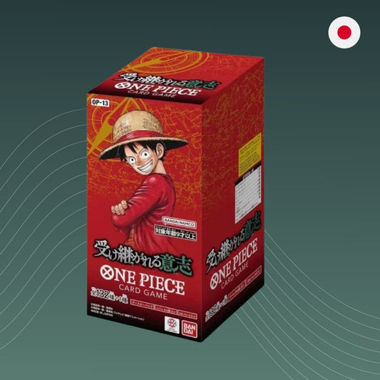 One Piece Carrying on His Will OP-13 Display Japanisch neu originalverpackt Booster Box Sammelkarten JP