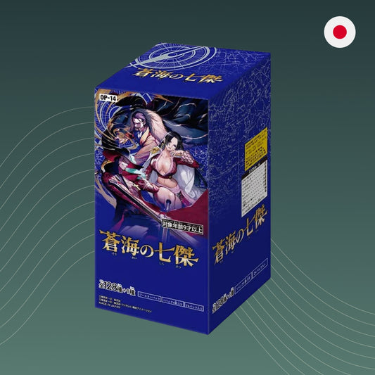 One Piece The Azure Sea’s Seven OP-14 Display Japanisch