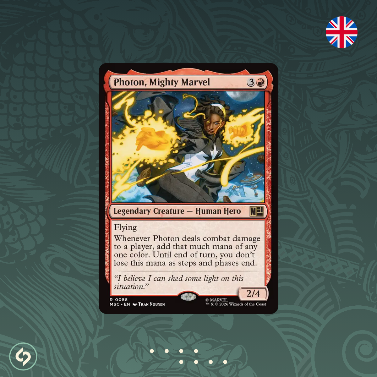 Photon, Mighty Marvel - #0058 - MTG - Commander: Marvel Super Heroes - Englisch
