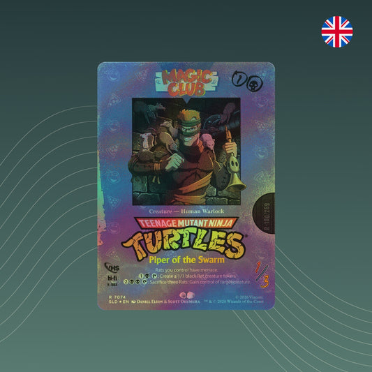 MTG - Piper of the Swarm - #7074 - Secret Lair x Turtles - Englisch