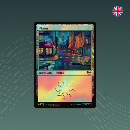 MTG - Plains - #0315 - Teenage Mutant Ninja Turtles - Foil - Englisch