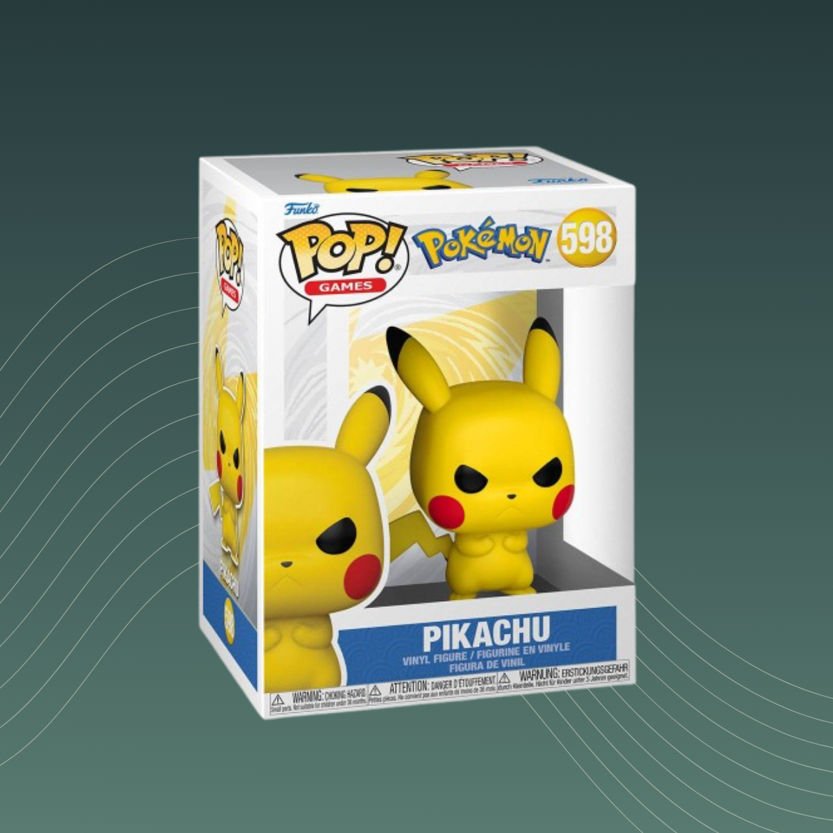 Pokémon: Grumpy Pikachu - 598 - Funko Pop! - Games - Vinyl Figur