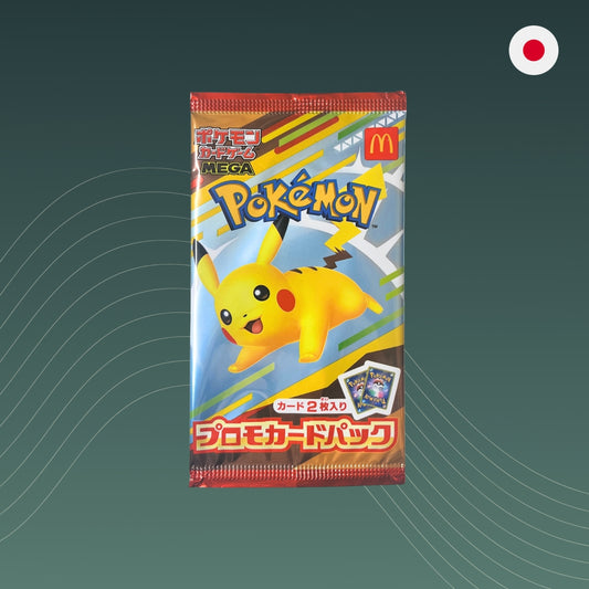 Pokémon McDonald’s Pikachu 2025 Promo Pack Booster Japanisch 