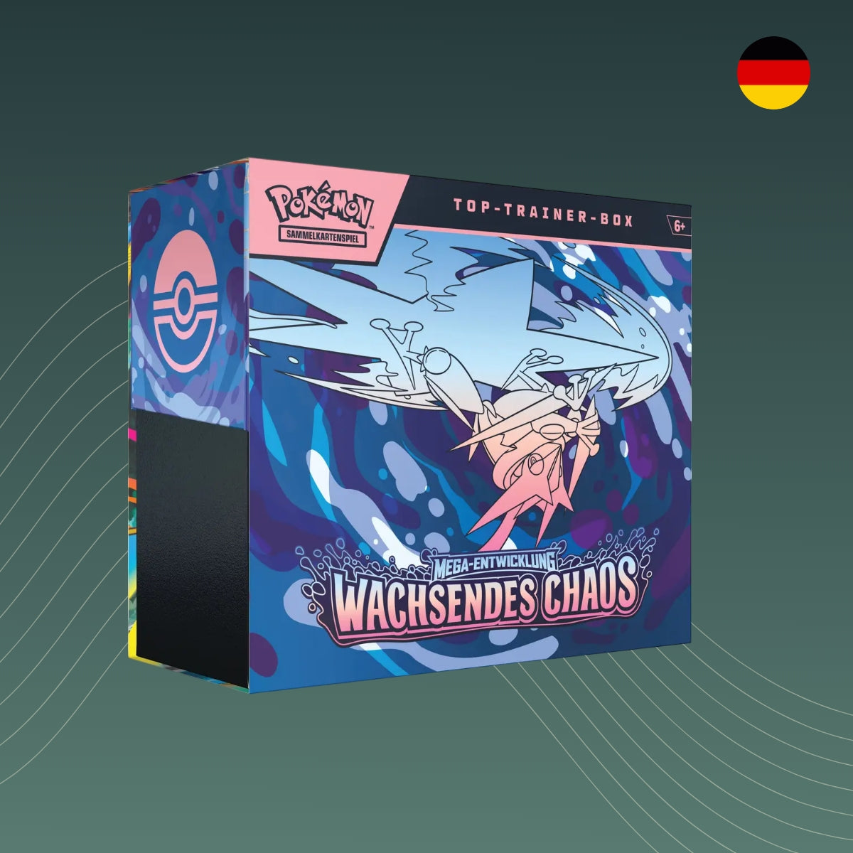 Pokémon - Wachsendes Chaos - Top Trainer Box - Deutsch - sealed