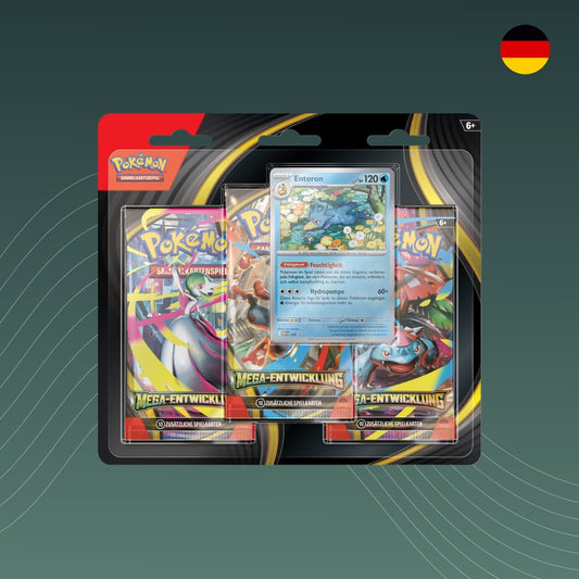 Pokémon Mega-Entwicklungen 3er-Pack Blister Entoron Deutsch