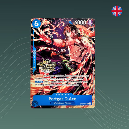 Portgas.D.Ace (OP07-053) V.4 - Promo - 3rd Anniversary - One Piece TCG - Englisch
