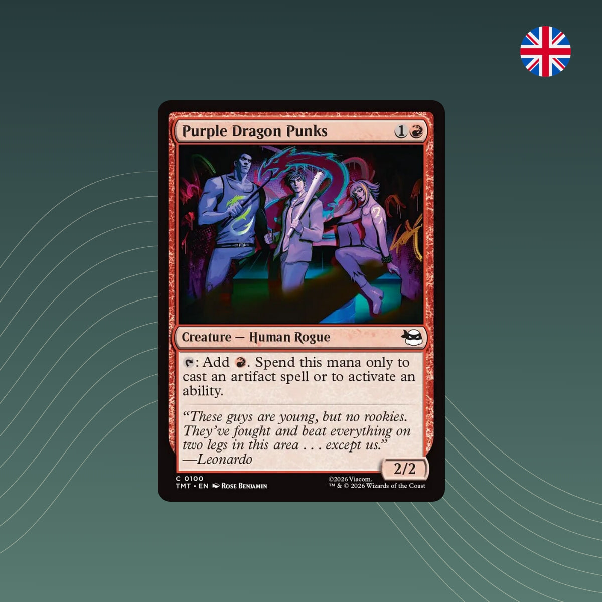 MTG - Purple Dragon Punks - #0100 - Teenage Mutant Ninja Turtles - Englisch