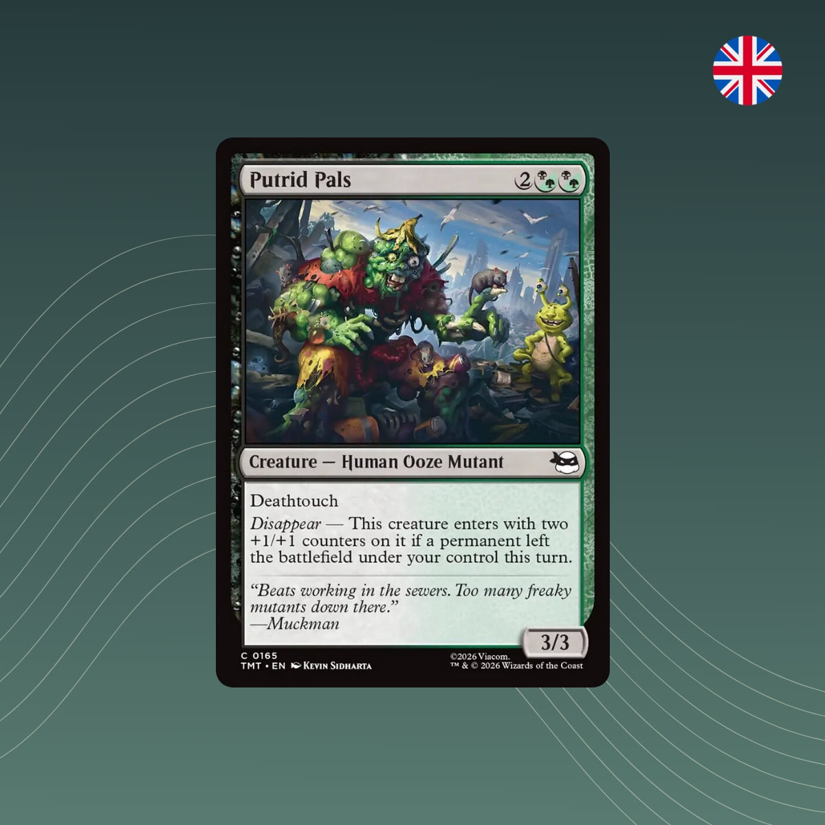 MTG - Putrid Pals - #0165 - Teenage Mutant Ninja Turtles - Englisch