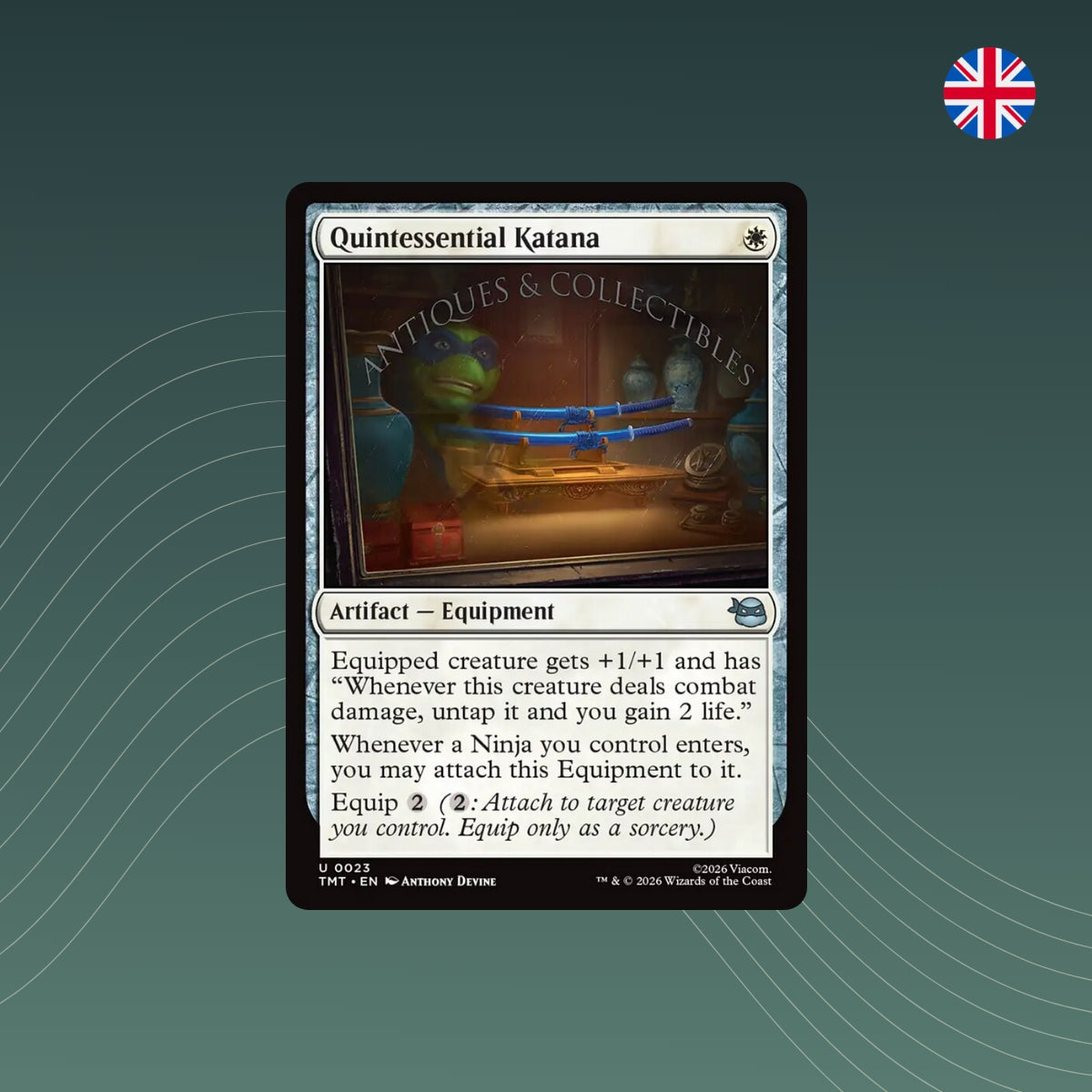 MTG - Quintessential Katana - #0023 - Teenage Mutant Ninja Turtles - Englisch
