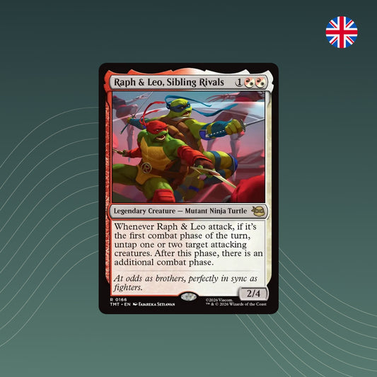 MTG - Raph & Leo, Sibling Rivals - #0166 - Teenage Mutant Ninja Turtles - Englisch