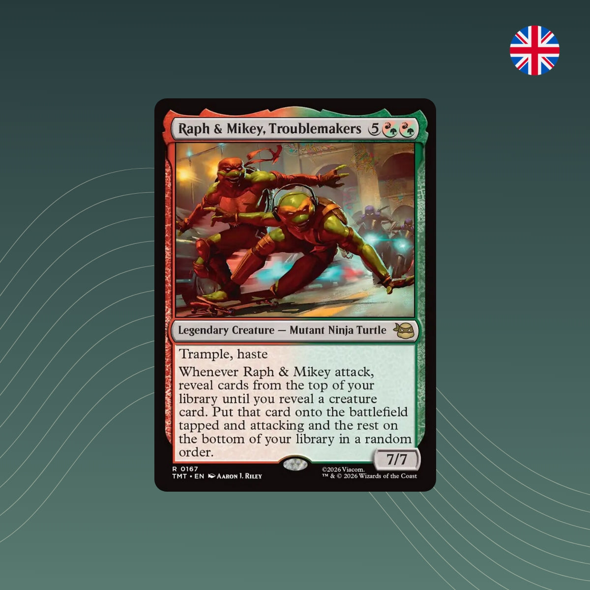 MTG - Raph & Mikey, Troublemakers - #0167 - Teenage Mutant Ninja Turtles - Englisch