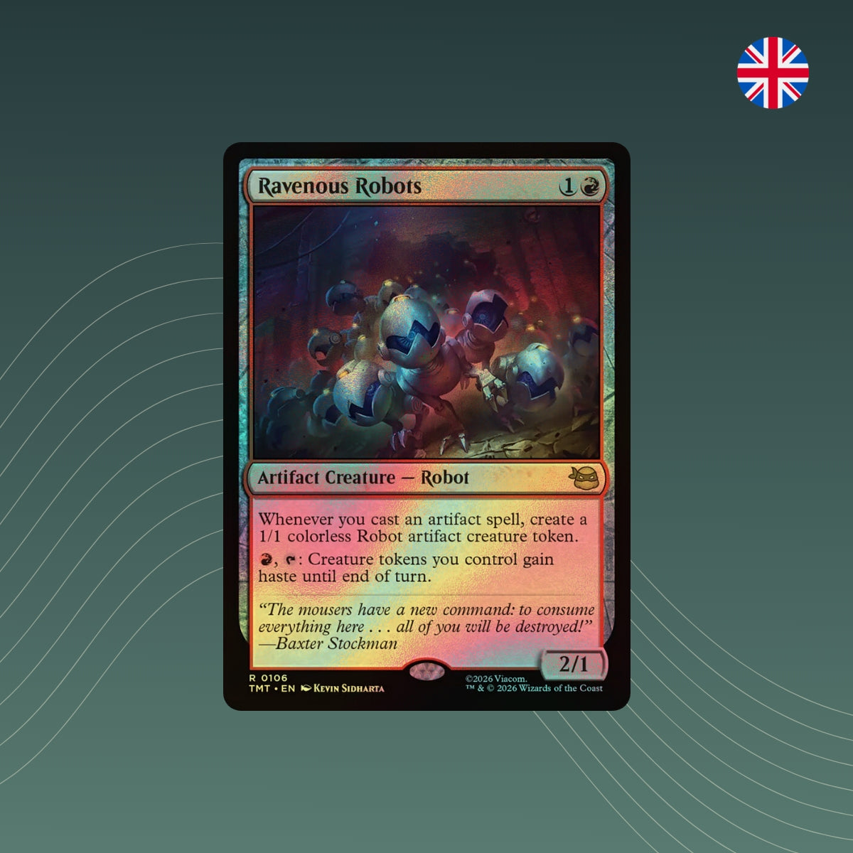 MTG - Ravenous Robots - #0106 - Teenage Mutant Ninja Turtles - Foil - Englisch