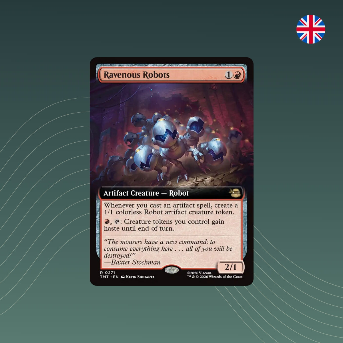 MTG - Ravenous Robots - #0271 - Teenage Mutant Ninja Turtles: Extras - Extended Art - Englisch