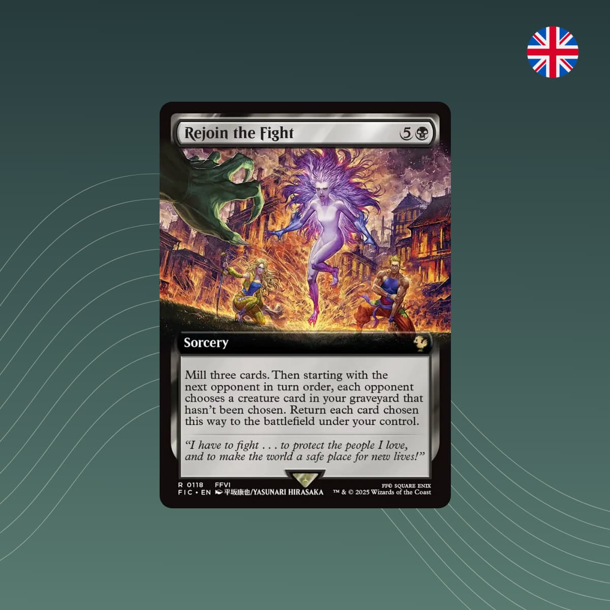 MTG - Rejoin the Fight - #0118 - Commander: Final Fantasy: Extras - Extended Art - Englisch