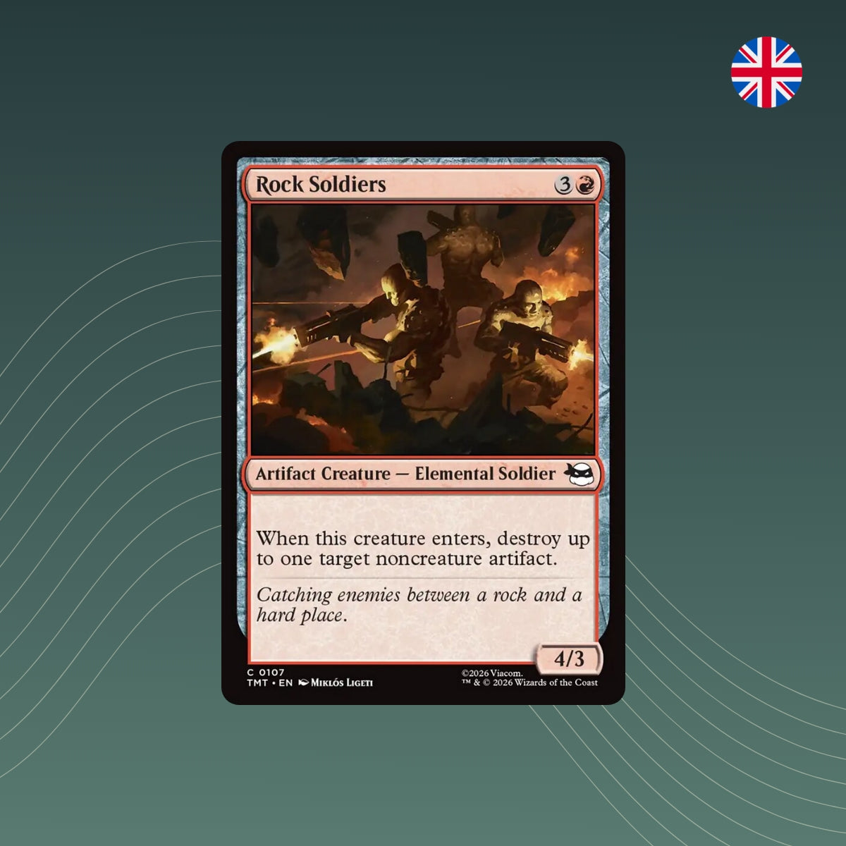 MTG - Rock Soldiers - #0107 - Teenage Mutant Ninja Turtles - Englisch