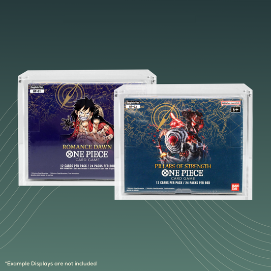 SPECTRAL GEAR - Magnetic Acryl Case für One Piece Display OP-01 Reprint & OP-03