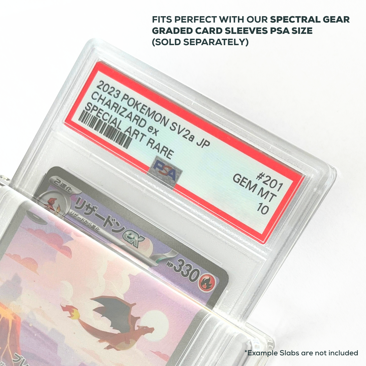 SPECTRAL GEAR - Premium Magnetic Acryl Case für PSA Slabs - example 2