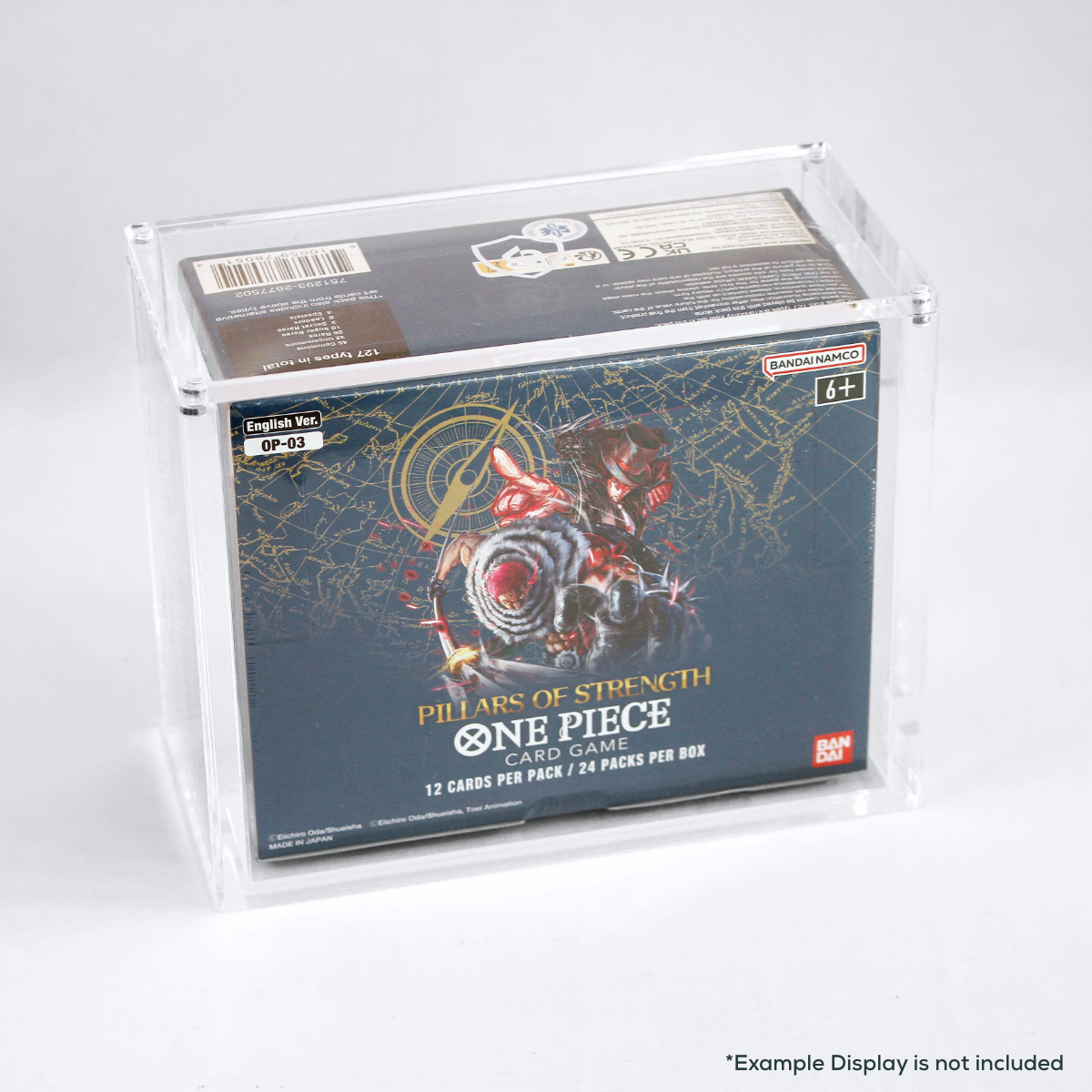 SPECTRAL GEAR - Magnetic Acryl Case für One Piece Display OP-01 Reprint & OP-03 example2
