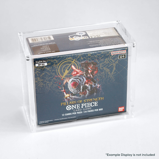 SPECTRAL GEAR - Magnetic Acryl Case für One Piece Display OP-01 Reprint & OP-03 example2