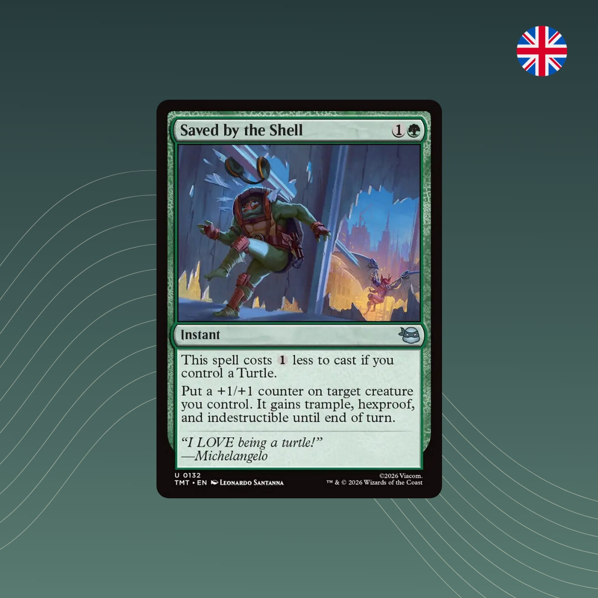 MTG - Saved by the Shell - #0132 - Teenage Mutant Ninja Turtles - Englisch