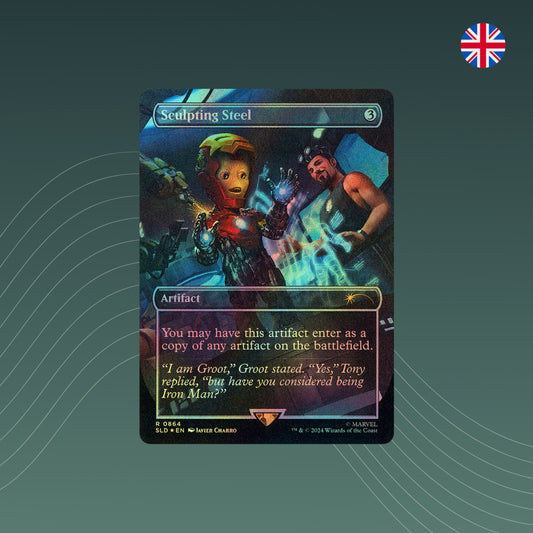 MTG - Sculpting Steel - #0864 - Secret Lair x MARVEL - Showcase - Foil - Englisch