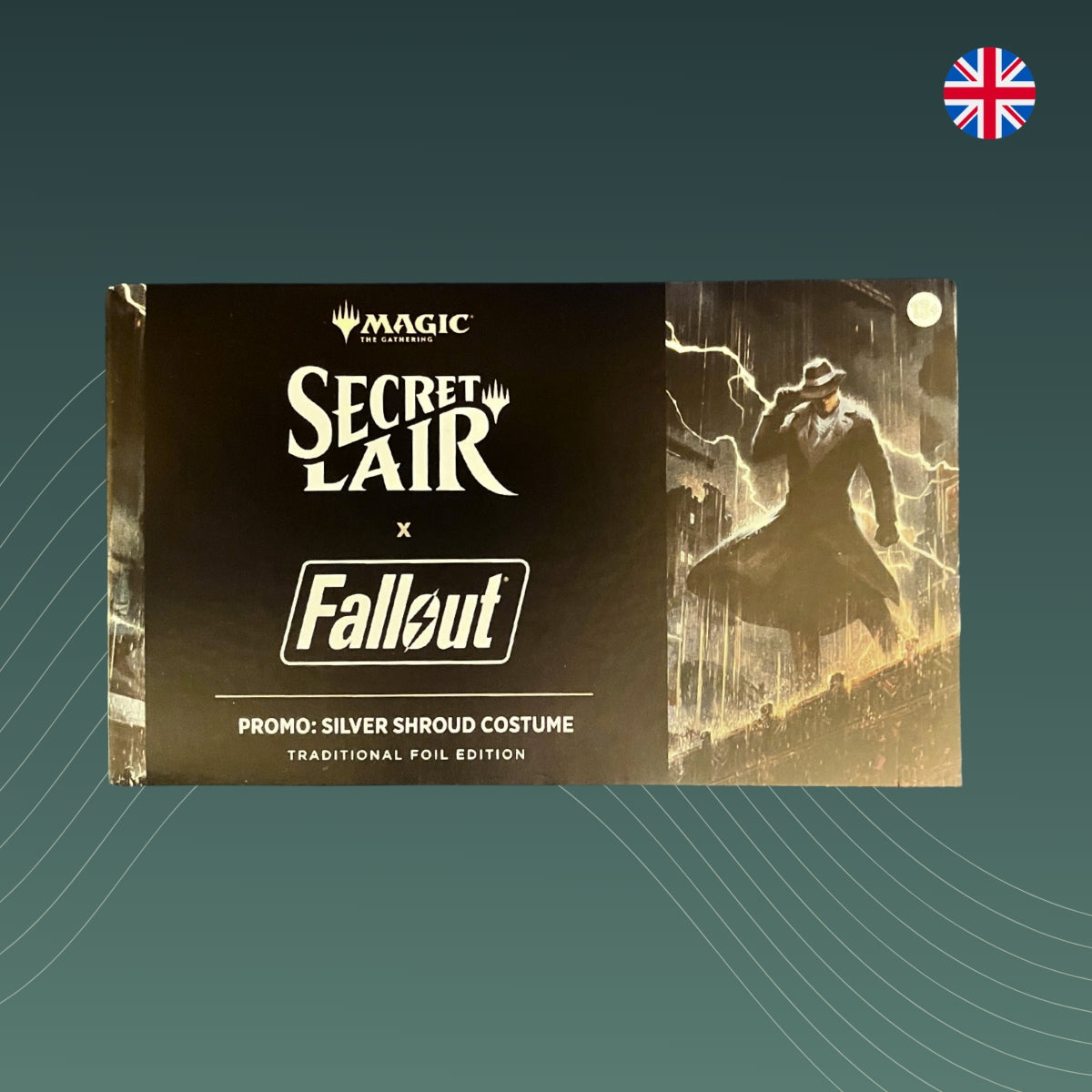 Magic: The Gathering Secret Lair Drop Series: Secret Lair X Fallout: Promo: Silver Shroud Costume - Foil Edition - sealed card