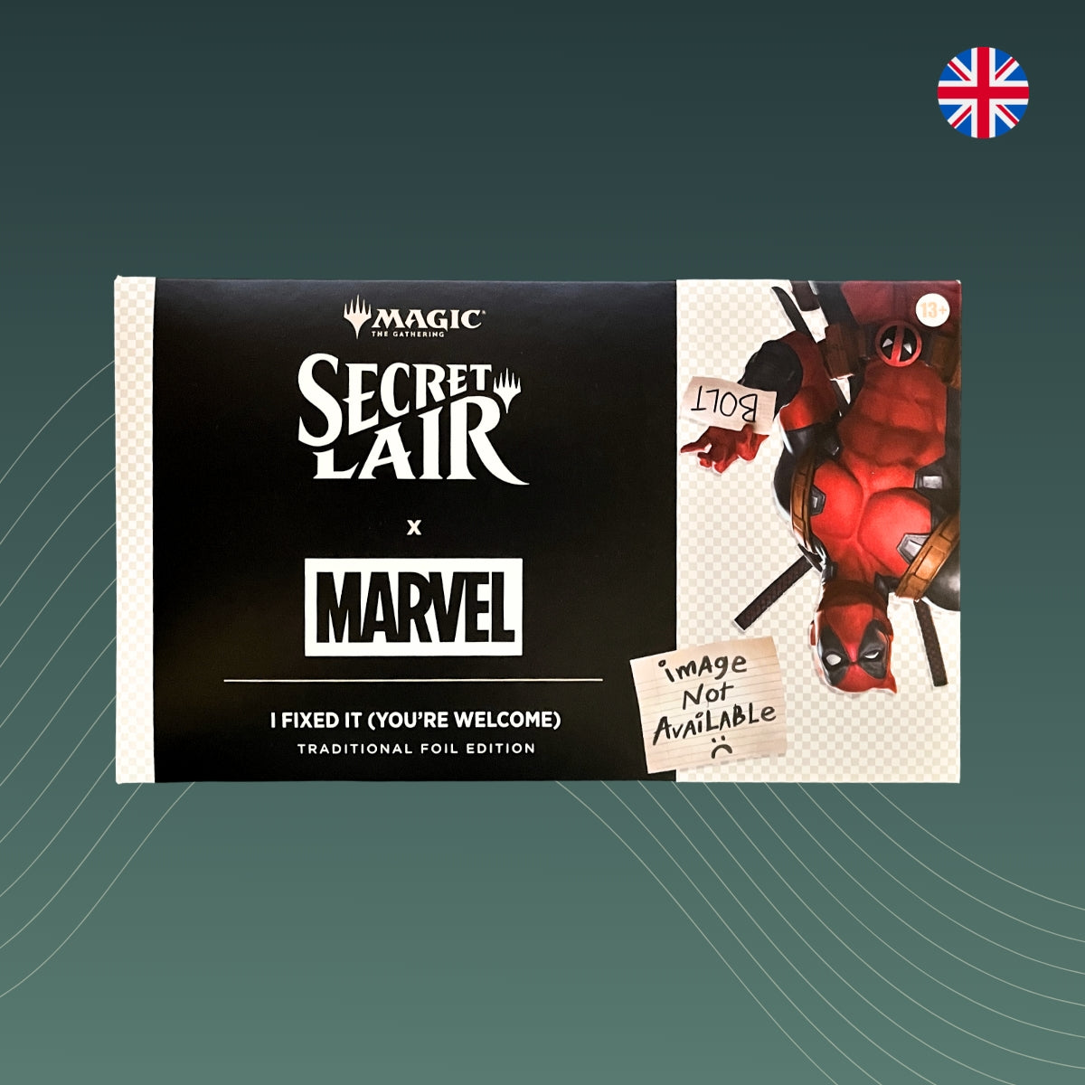 Magic: The Gathering Secret Lair Drop Series: Secret Lair x Marvel’s Deadpool: I Fixed It (You’re Welcome) - Traditional-Foil Edition