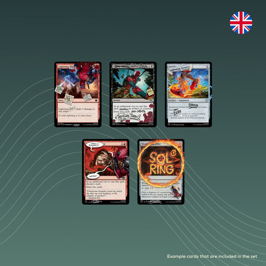 Magic: The Gathering Secret Lair Drop Series: Secret Lair x Marvel’s Deadpool: I Fixed It (You’re Welcome) - Non-Foil Edition - example cards