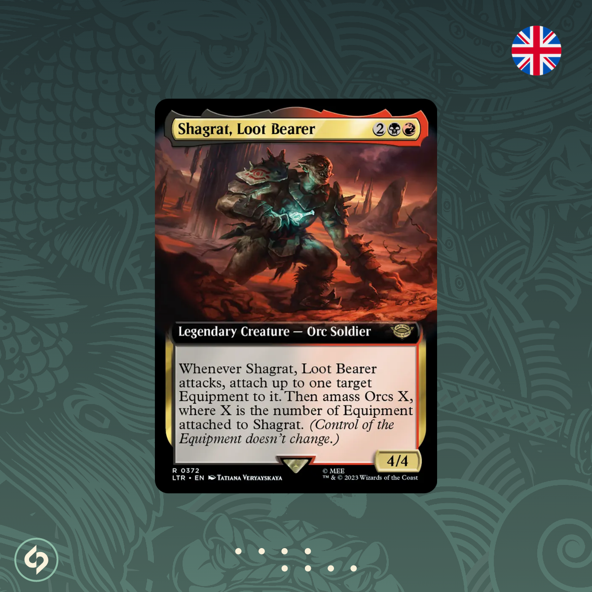 Shagrat, Loot Bearer - #0372 - MTG - The Lord of the Rings: Tales of Middle-earth: Extras - Englisch