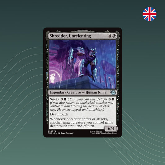 MTG - Shredder, Unrelenting - #0074 - Teenage Mutant Ninja Turtles - Englisch