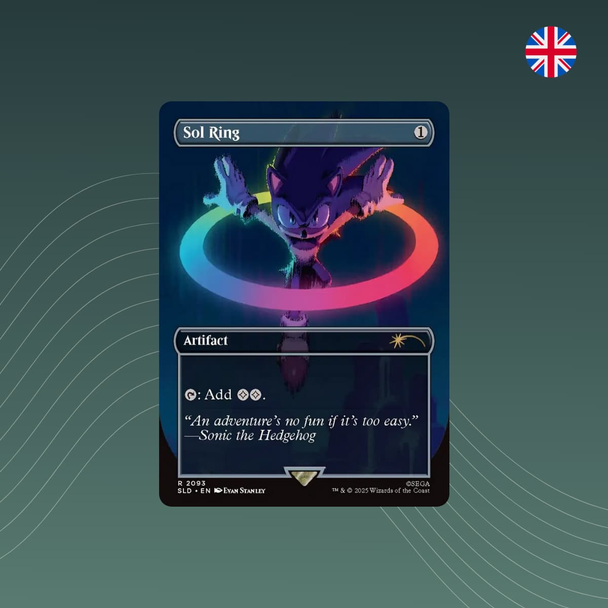 MTG - Sol Ring - Secret Lair x Sonic - English