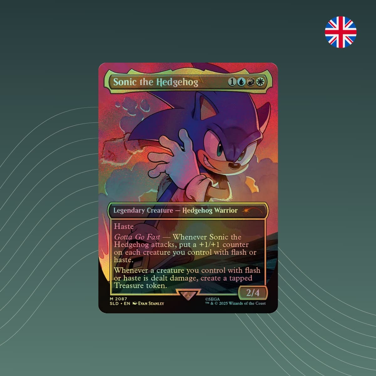 MTG - Sonic the Hedgehog - Secret Lair x Sonic - FOIL - Englisch