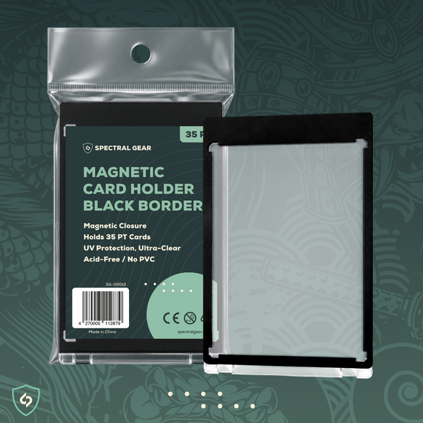 SPECTRAL GEAR - Magnetic Card Holder Black Border 35 PT - 1 Piece
