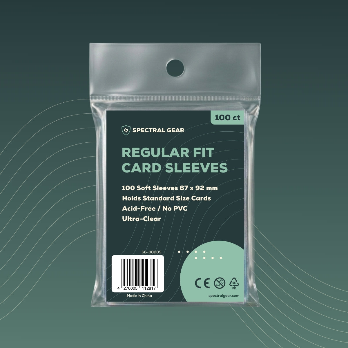 Spectralgear-regular-fit-sleeves-67x92 - penny sleeves