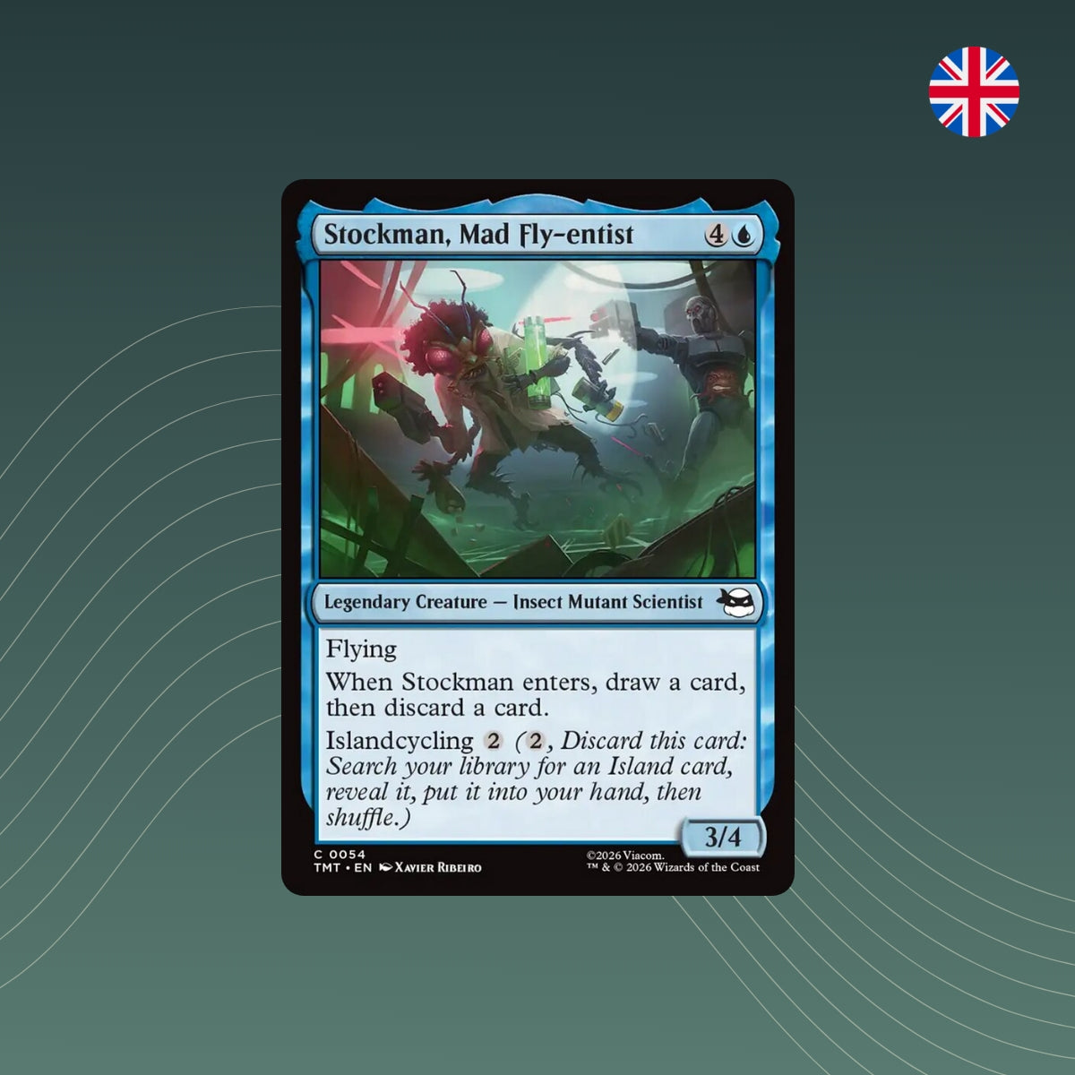 MTG - Stockman, Mad Fly-entist - #0054 - Teenage Mutant Ninja Turtles - Englisch
