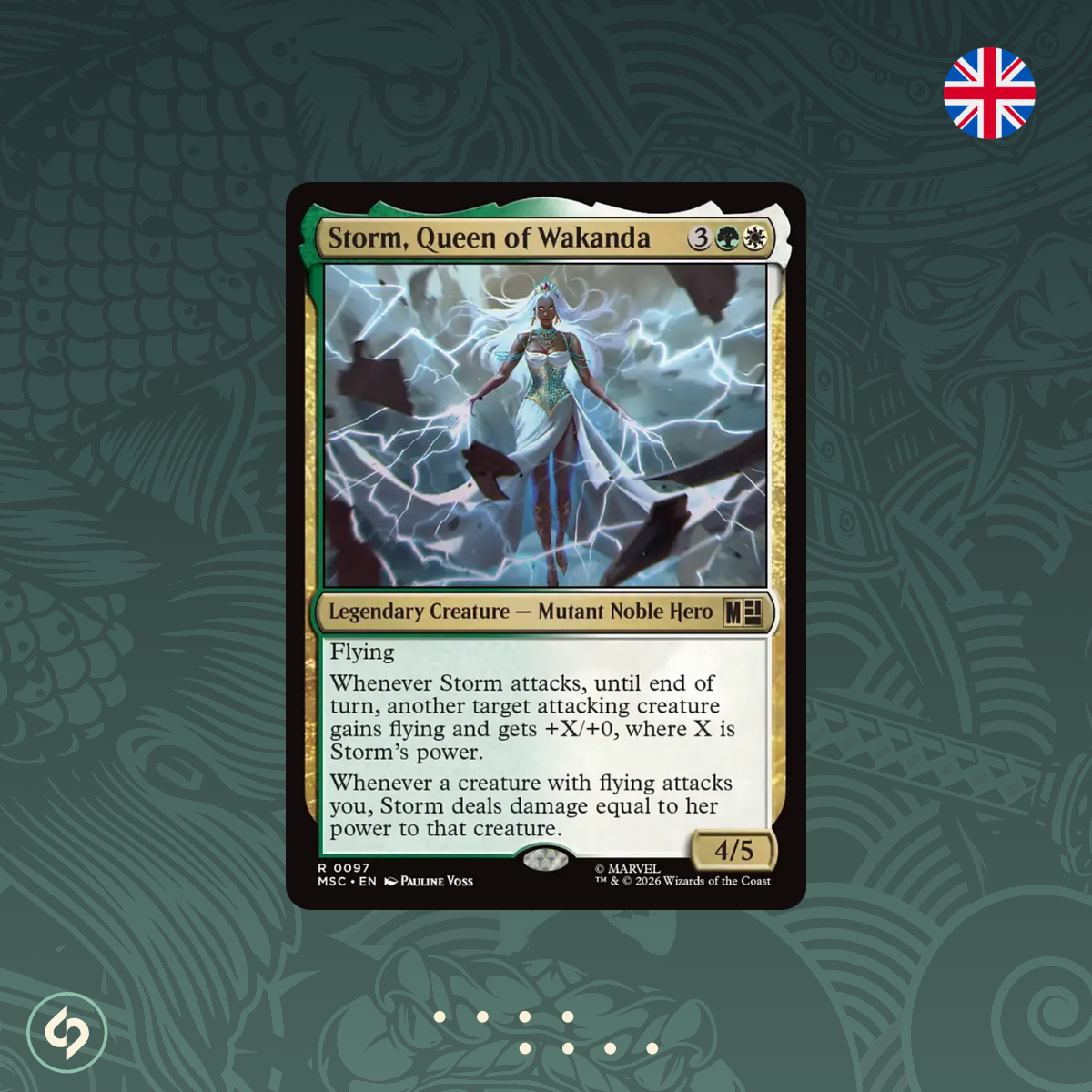 Storm, Queen of Wakanda - #0097 - MTG - Commander: Marvel Super Heroes - Englisch