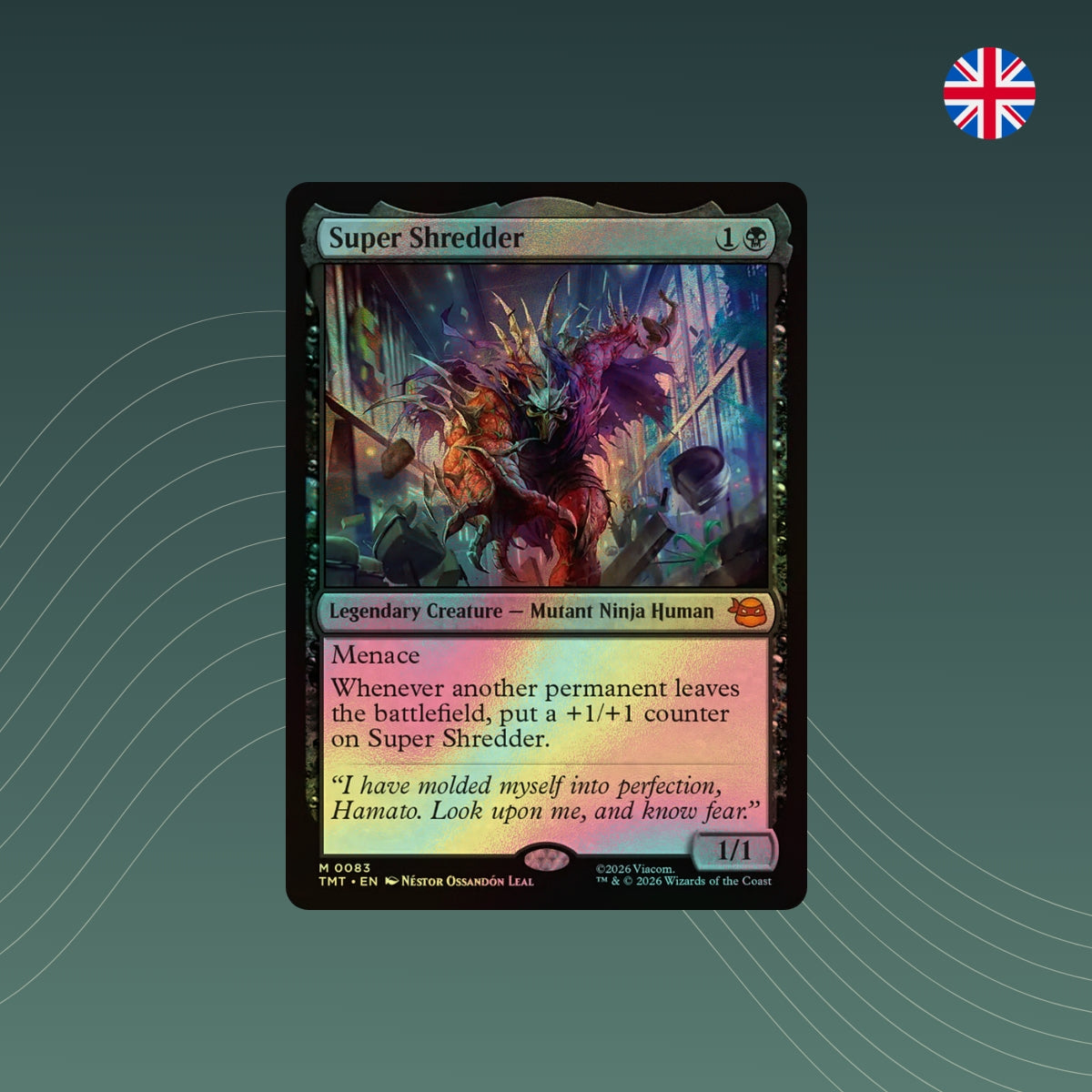 MTG - Super Shredder - #0083 - Teenage Mutant Ninja Turtles - Foil - Englisch