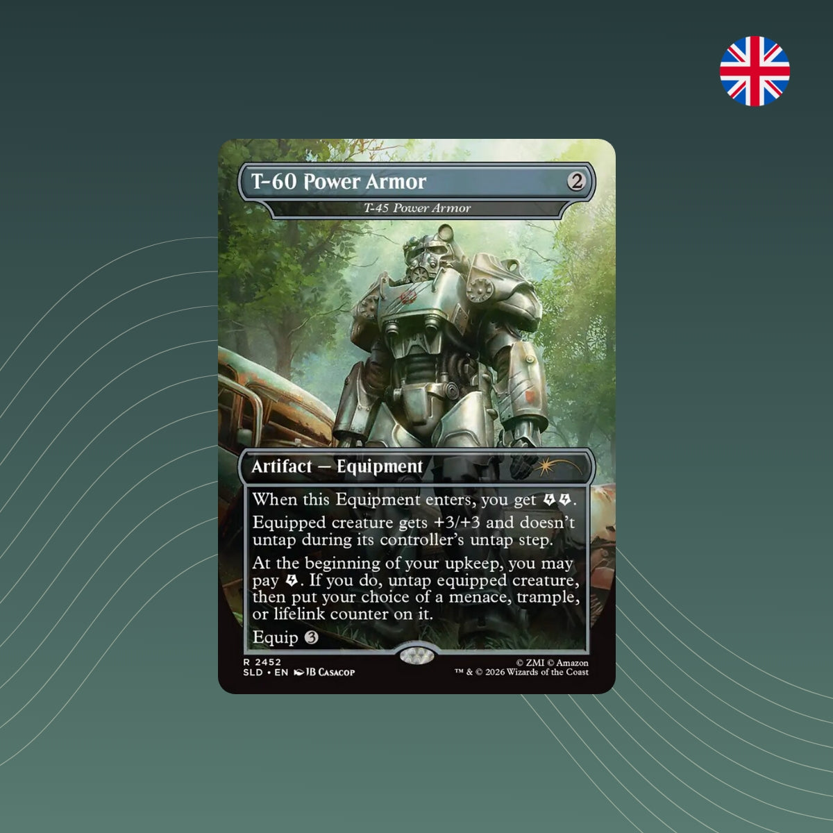 MTG - T-45 Power Armor / T-60 Power Armor - #2452 - Secret Lair x Fallout - Englisch