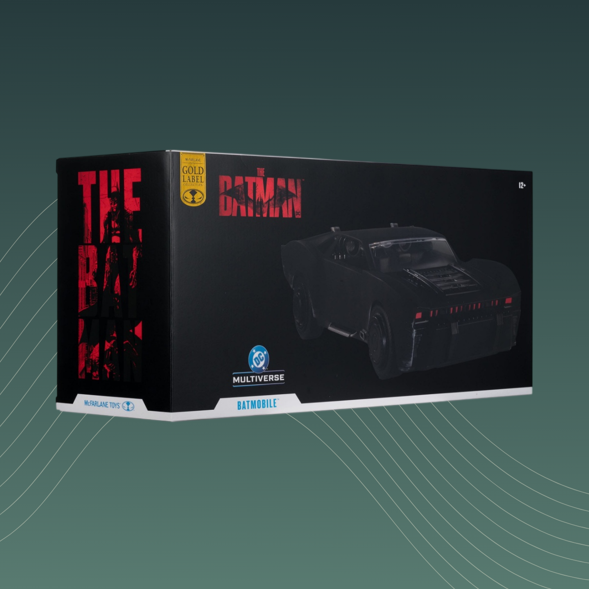 The Batman (2022) - DC Multiverse Fahrzeug - Batmobil (Gold Label) 48 cm - McFarlane