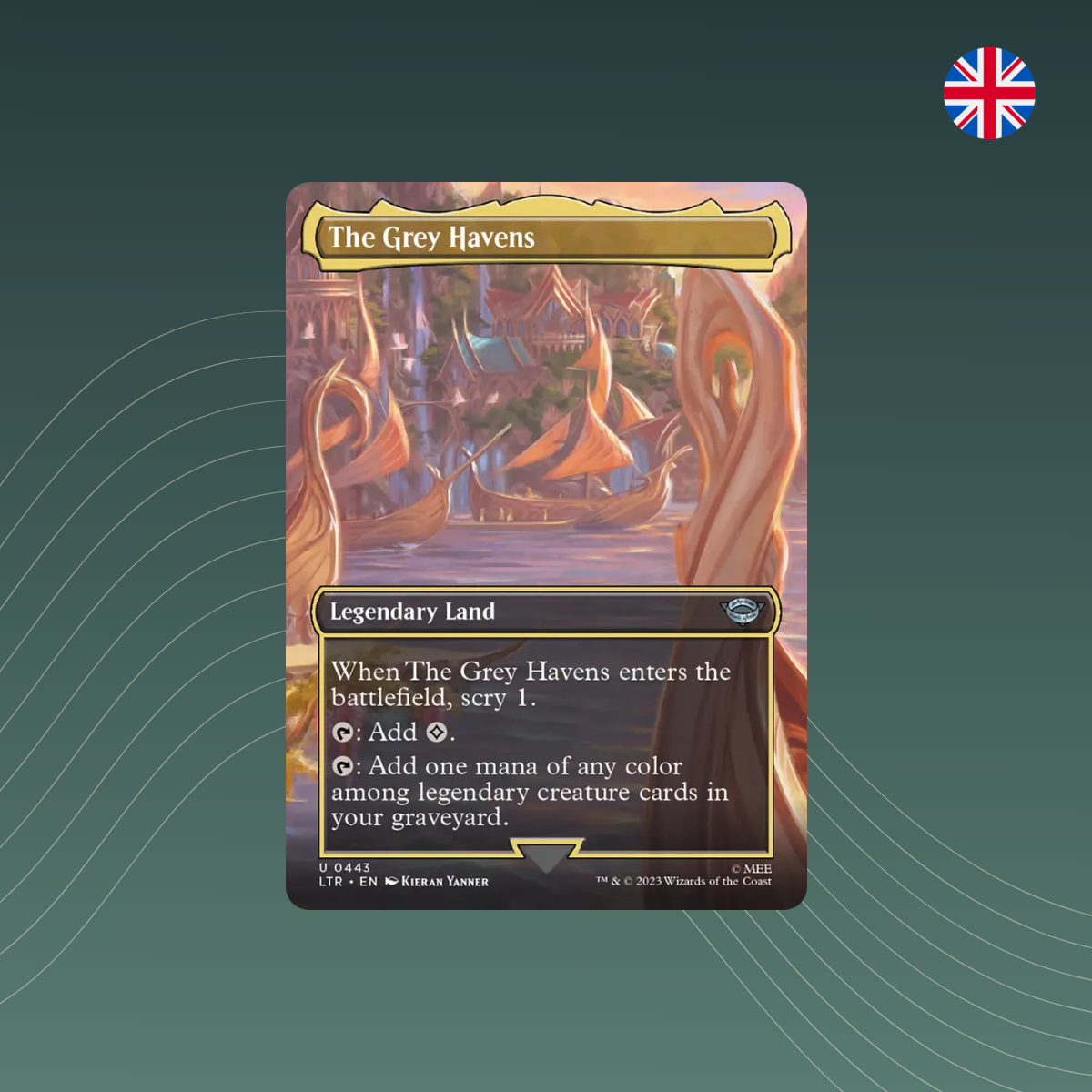 The Grey Havens - #0443 - MTG - The Lord of the Rings: Tales of Middle-earth: Extras - Englisch